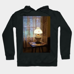 Interiors - Parlor With Hurricane Lamp Hoodie